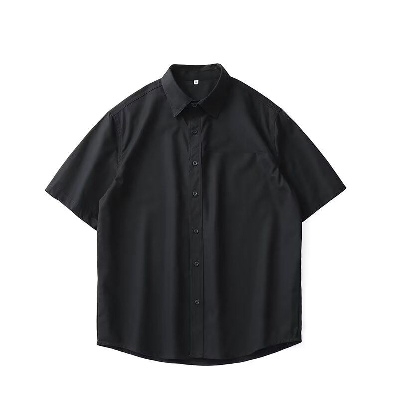 American-style Heavy Quality Shirt Men's Short Sleeve