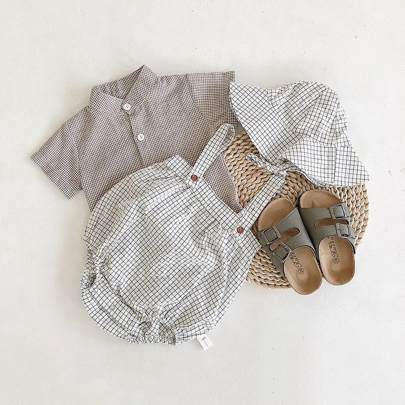 Baby Boy Clothes, Western Style Suspenders Suit, Baby One-piece