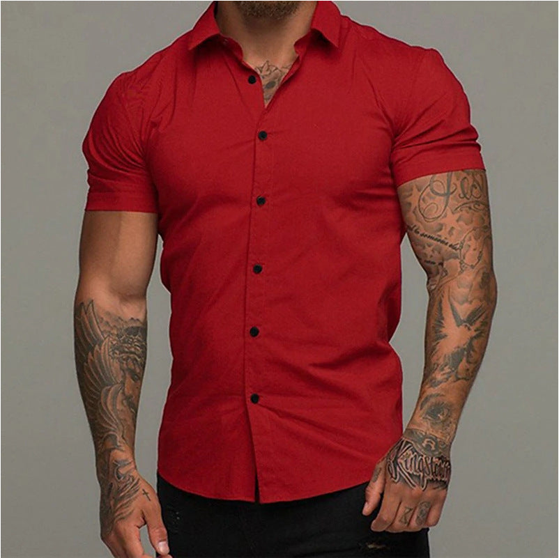 Simple Solid Colours Shirt