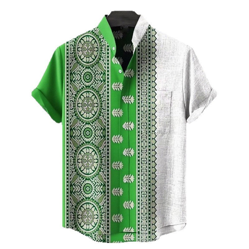 New Men's Linen Summer Shirt