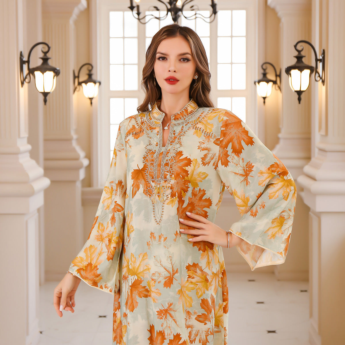 Gown Dress Printed Dress