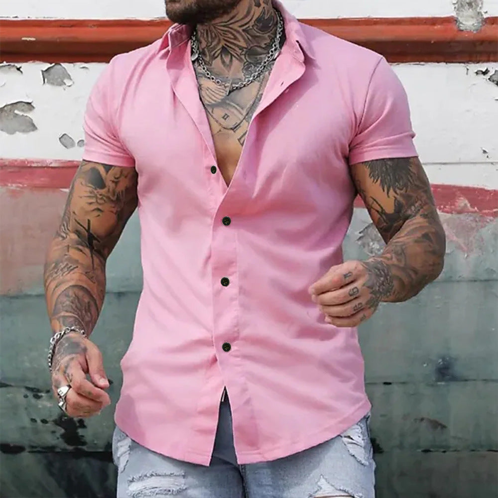 Simple Solid Colours Shirt