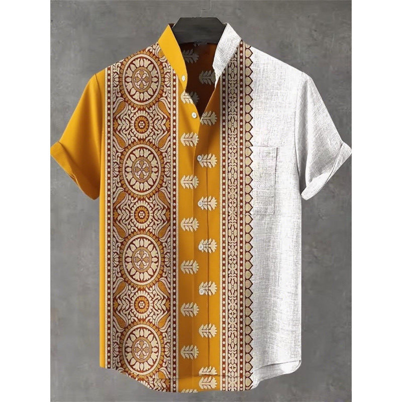 New Men's Linen Summer Shirt