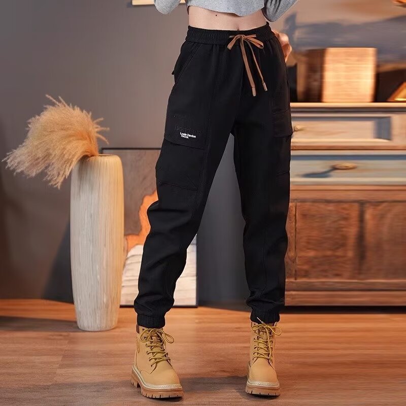 Men's Cargo Pants Ankle-tied Harem Pants Trendy