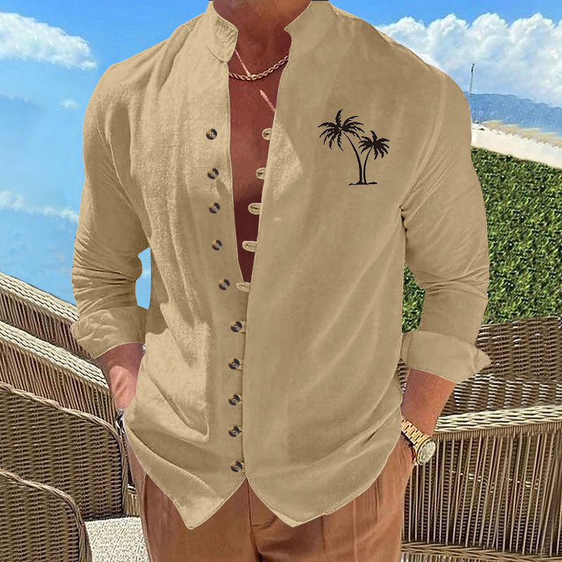 Coconut Vintage Print Slim Men's T-shirt