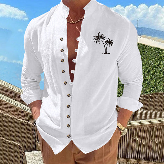 Coconut Vintage Print Slim Men's T-shirt