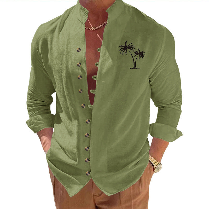 Coconut Vintage Print Slim Men's T-shirt
