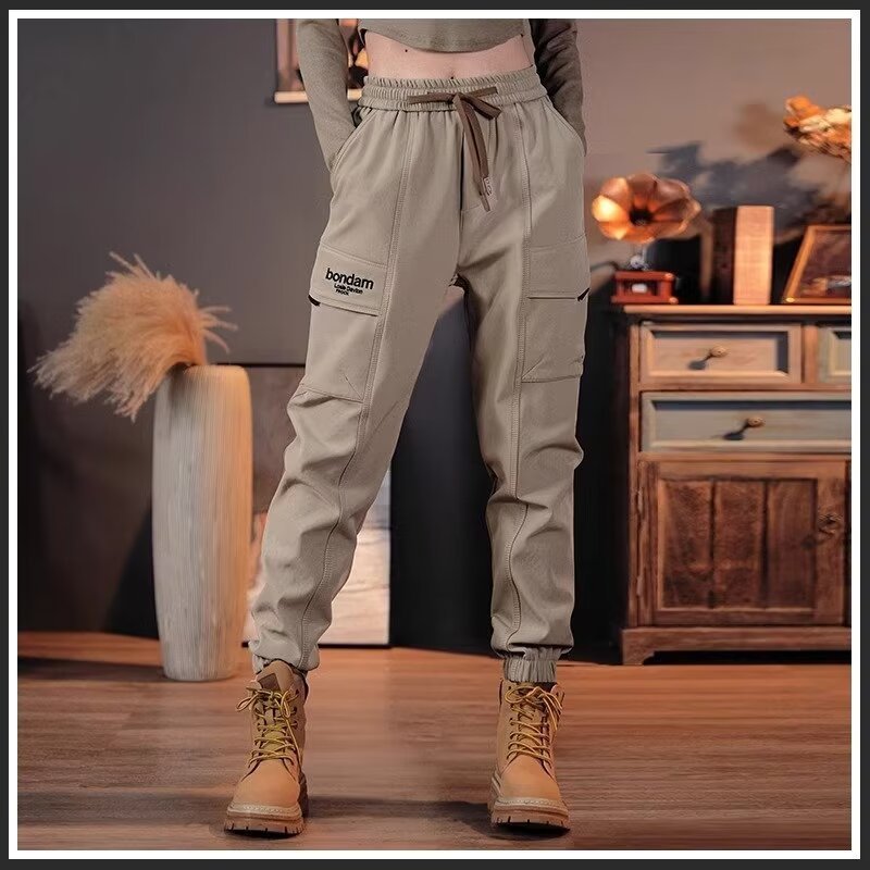 Men's Cargo Pants Ankle-tied Harem Pants Trendy