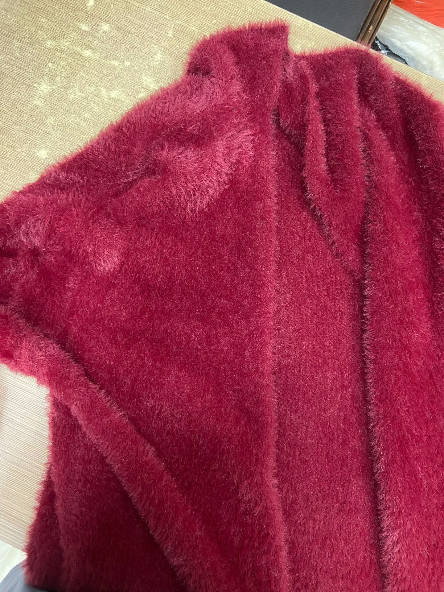 Luxury Plush Knit Long Coat – Cozy Winter Cardigan for Women | Soft Oversized Streetwear Layer