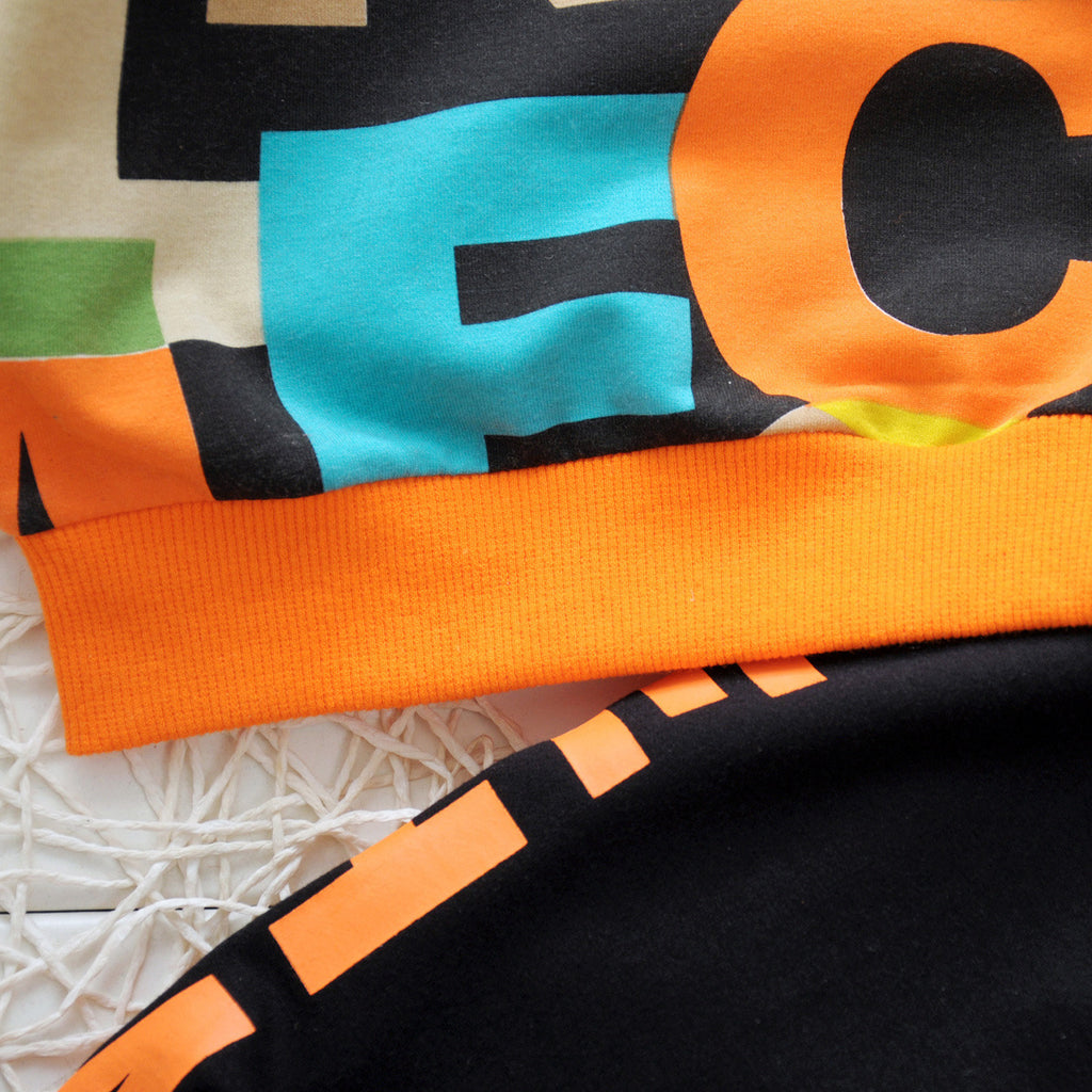 Boy suit two-piece cartoon sweater