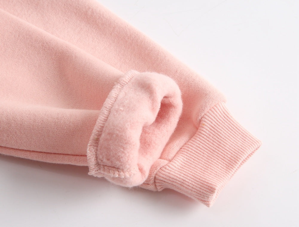 Cozy Velvet Baby Sweater Set | Warm Cotton Winter Outfit for Newborns & Toddlers – Cute Animal Design