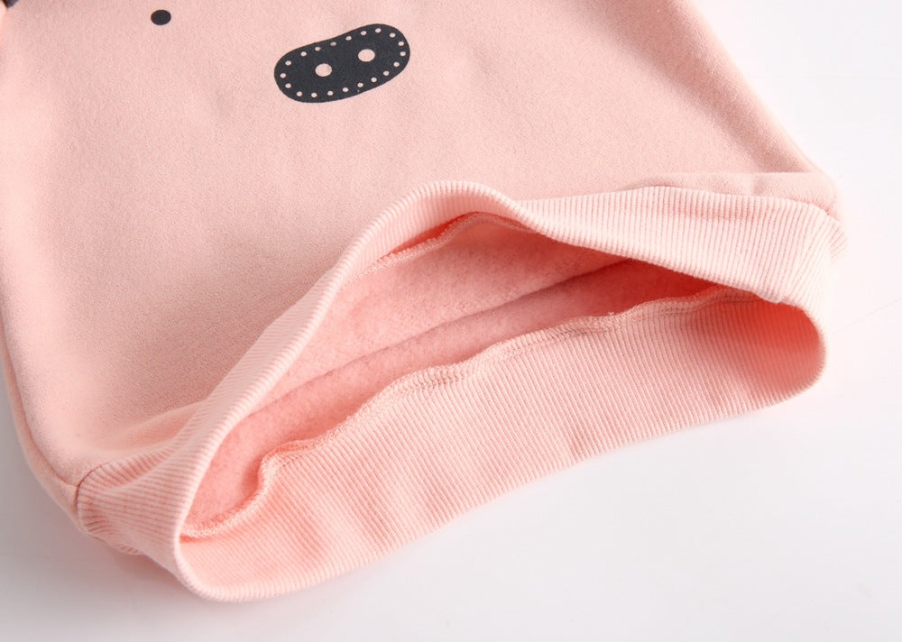 Cozy Velvet Baby Sweater Set | Warm Cotton Winter Outfit for Newborns & Toddlers – Cute Animal Design