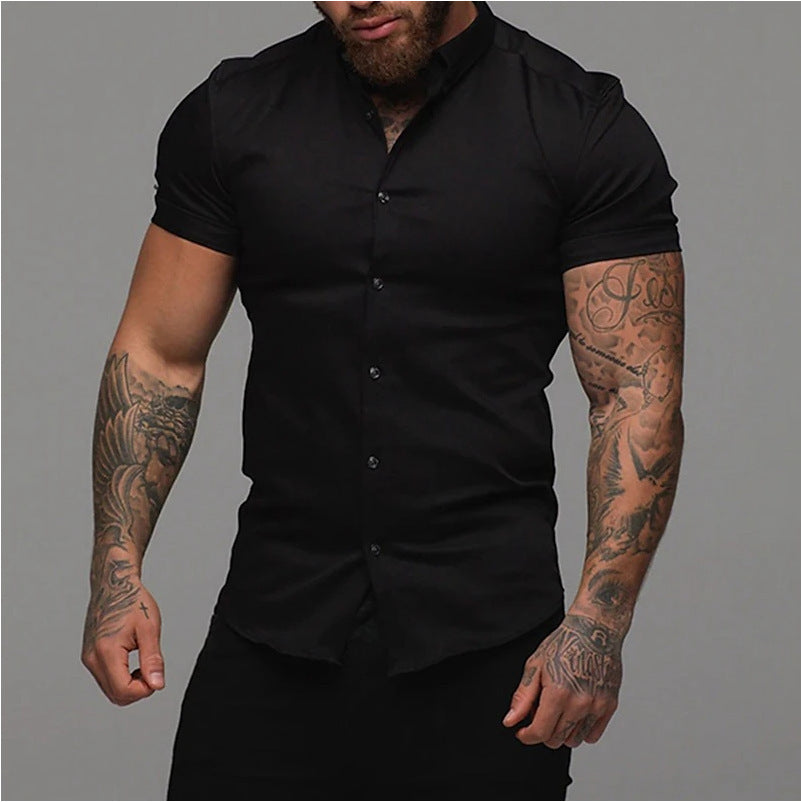 Simple Solid Colours Shirt