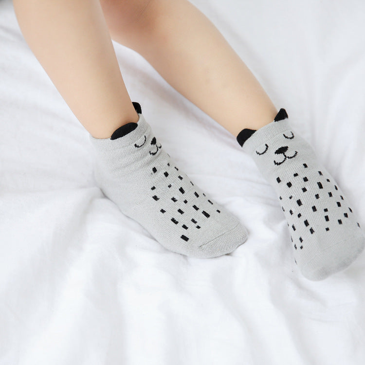 Soft Breathable Anti-Slip Baby Cotton Socks | Cute Cartoon Ruffle Socks for 0-4 Years | Toddler Spring & Summer Comfort Socks