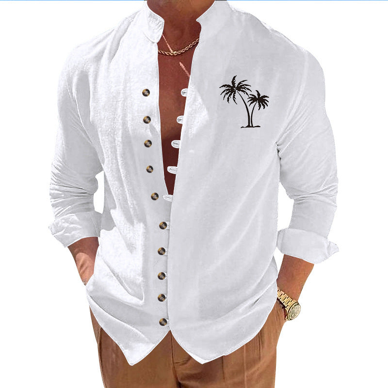Coconut Vintage Print Slim Men's T-shirt
