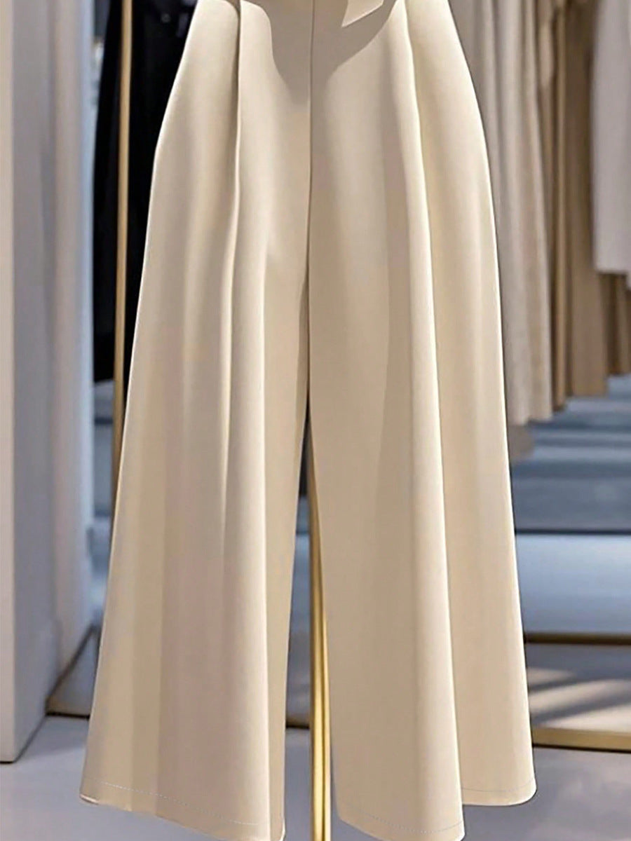 Elegant Satin Cowl Neck Jumpsuit – Timeless European Chic for Effortless Confidence