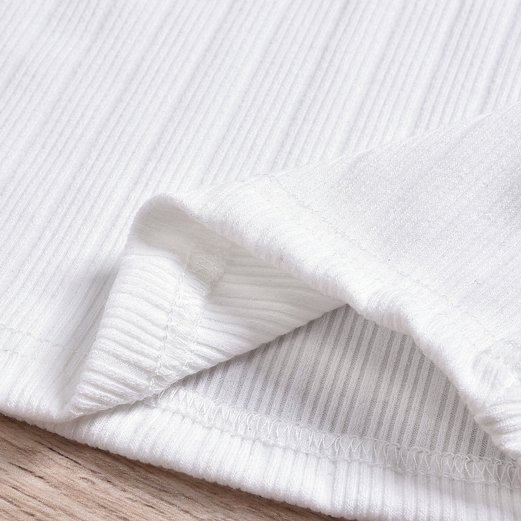 Pure cotton pit strip Girls suit