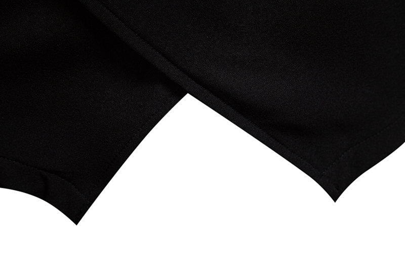 Men’s Modern Slim Fit Cross-Button Designer Shirt – Stylish Asymmetric Button Down for Casual & Party Wear