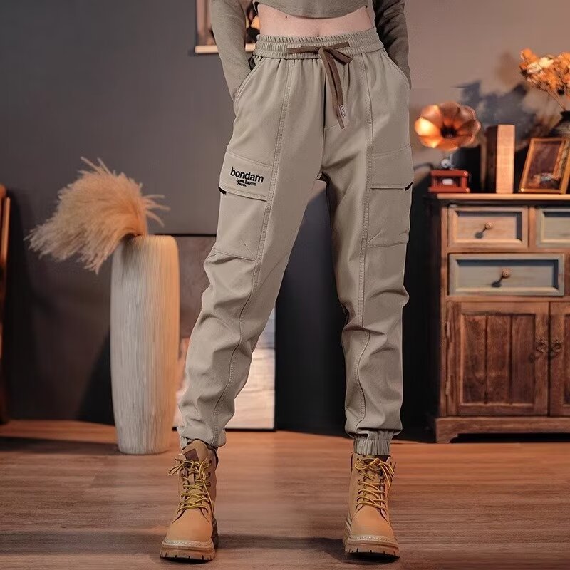 Men's Cargo Pants Ankle-tied Harem Pants Trendy