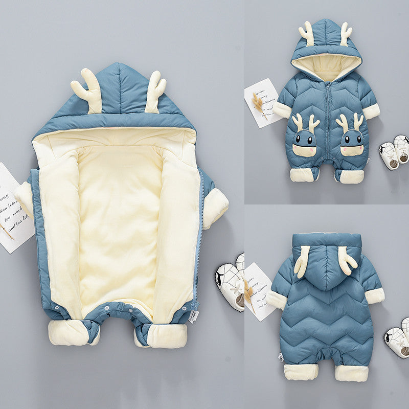 Baby Winter Snowsuit Plus Velvet Thick