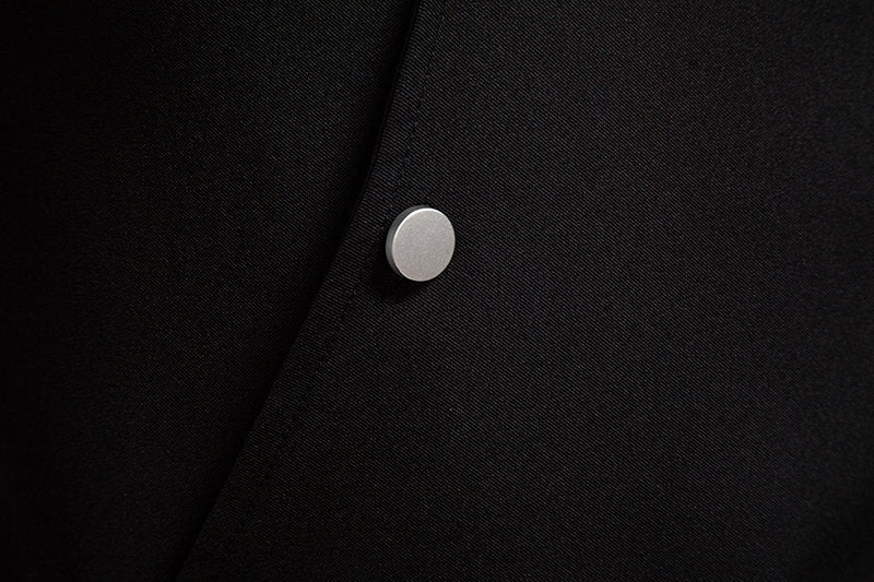 Men’s Modern Slim Fit Cross-Button Designer Shirt – Stylish Asymmetric Button Down for Casual & Party Wear