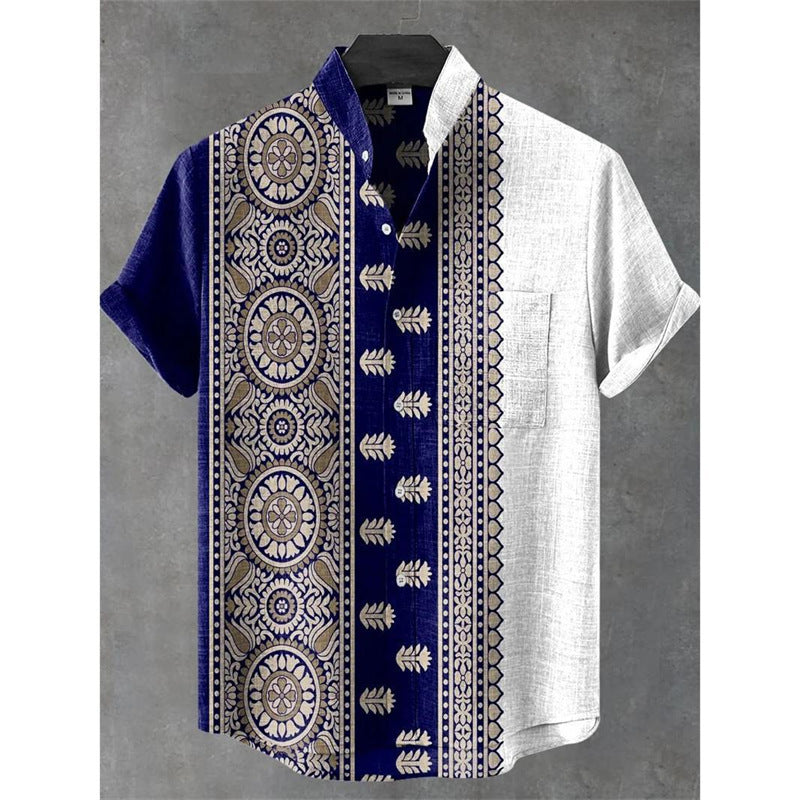 New Men's Linen Summer Shirt