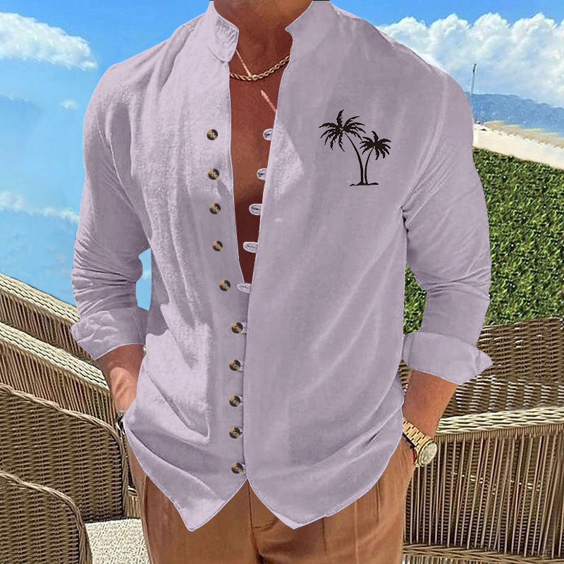 Coconut Vintage Print Slim Men's T-shirt