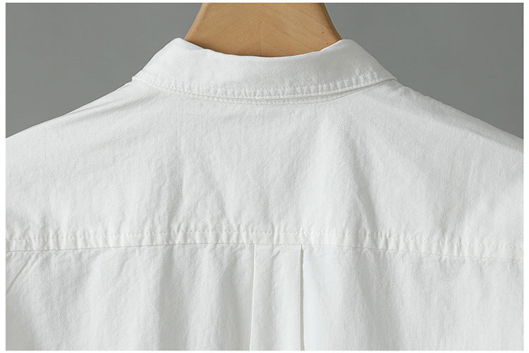 Minimalist Cotton Men’s Shirt – Smart Casual Long Sleeve for Office & Everyday Comfort | Effortless Modern Style