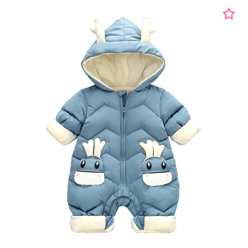 Baby Winter Snowsuit Plus Velvet Thick