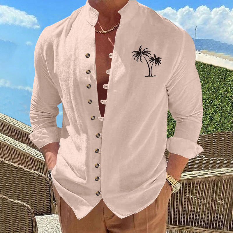 Coconut Vintage Print Slim Men's T-shirt