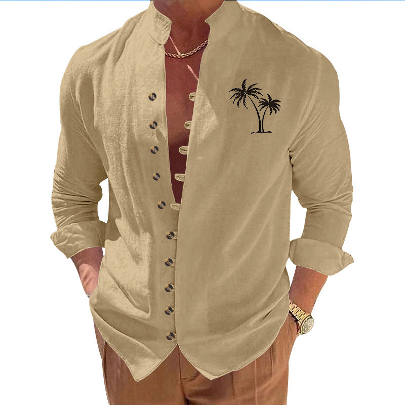 Coconut Vintage Print Slim Men's T-shirt