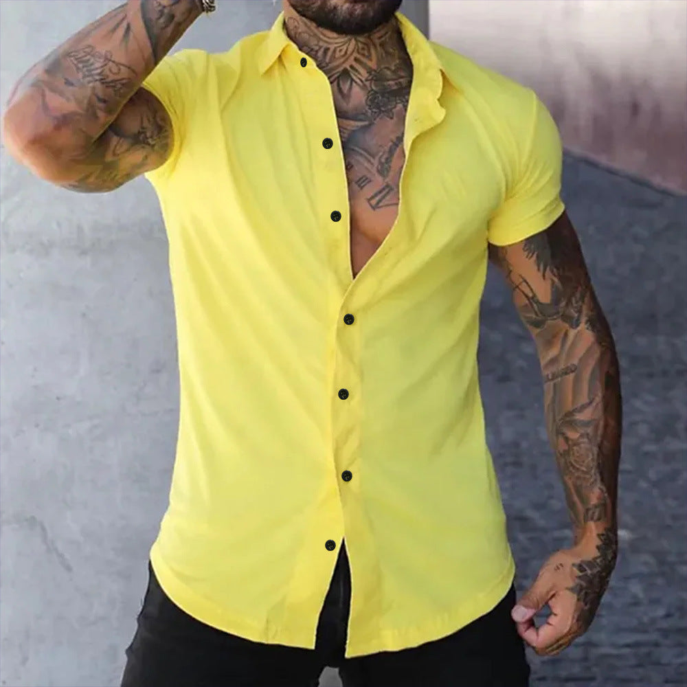 Simple Solid Colours Shirt