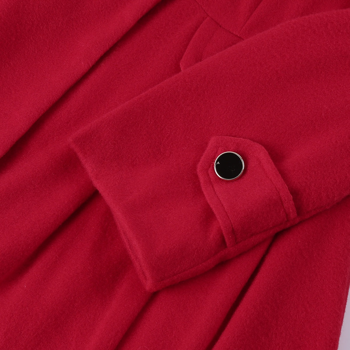 Elegant Faux Fur Collar Winter Coat for Women – Classic Double-Breasted Warm Wool Blend Jacket | Chic British Style Overcoat