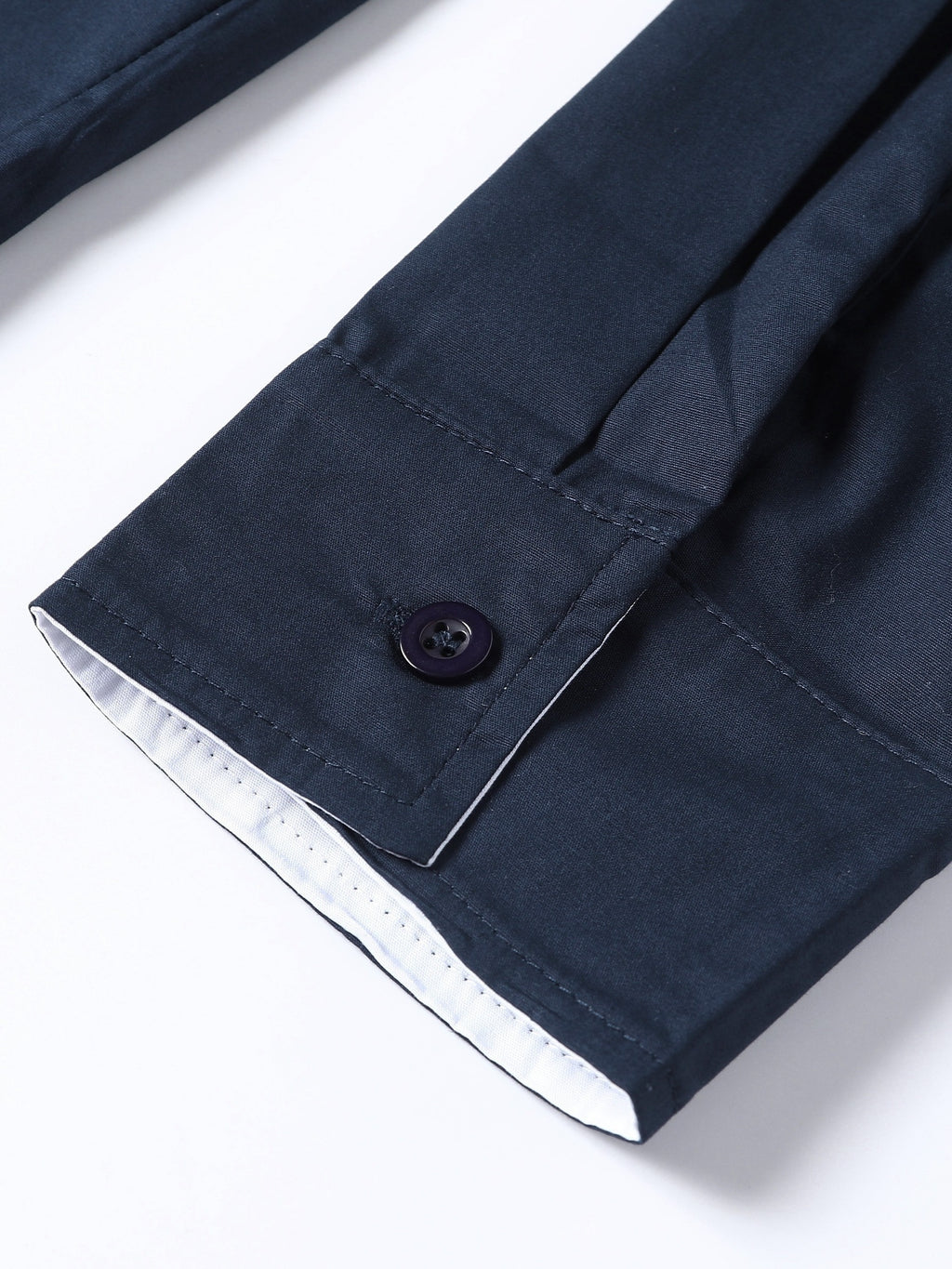 A Cool And Casual Long-sleeved Shirt In Contrasting Colors For A Teenage Man