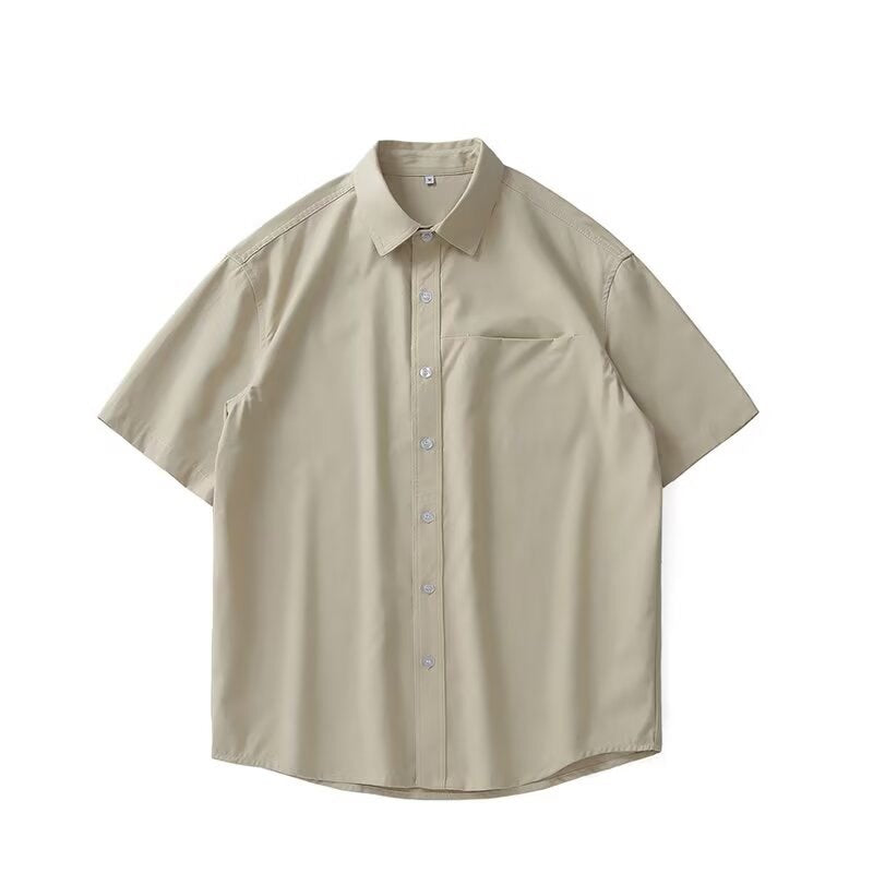 American-style Heavy Quality Shirt Men's Short Sleeve