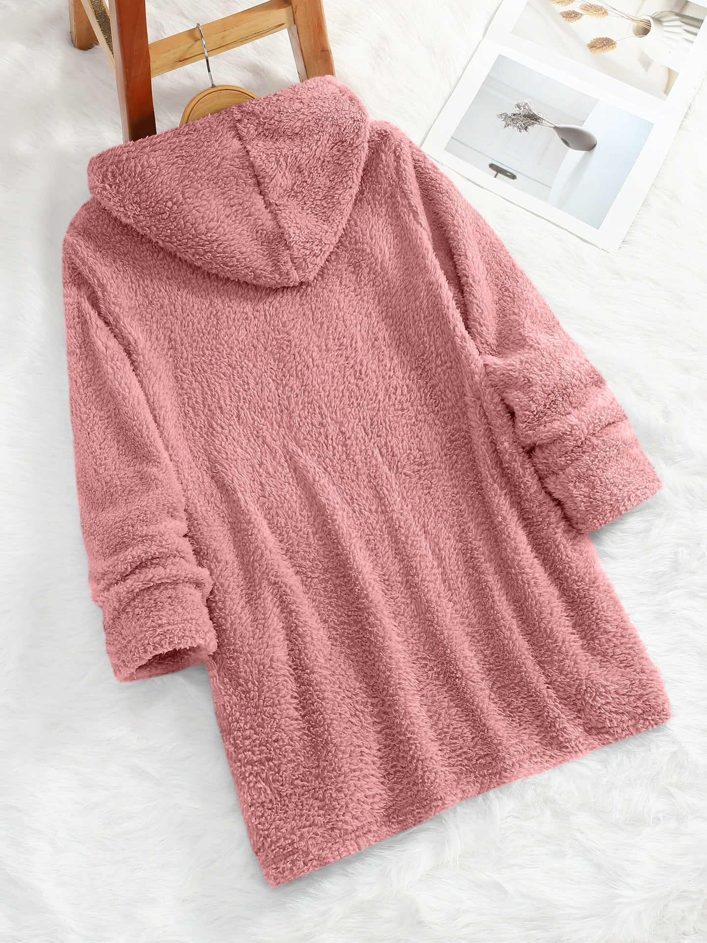 Cozy Christmas Snowman Hoodie – ‘Baby It’s Cold Outside’ Fleece Pullover for Women