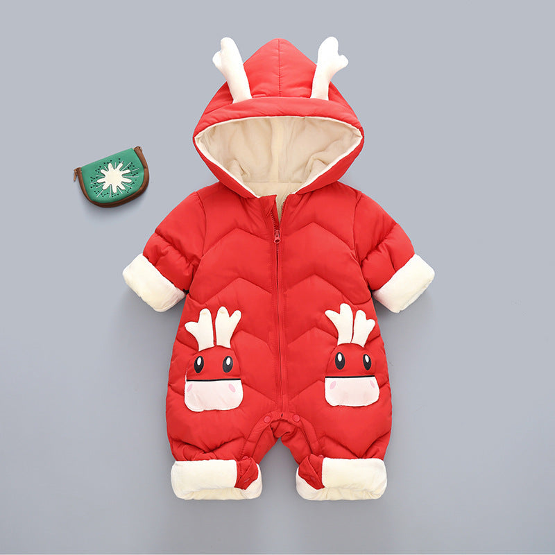 Baby Winter Snowsuit Plus Velvet Thick