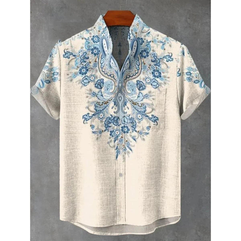 New Men's Linen Summer Shirt