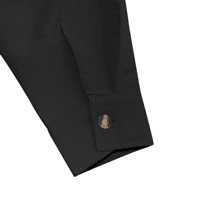 Island Breeze Men’s Linen Shirt – Palm Tree Embroidered Beachwear | Lightweight Vacation Casual Button-Up