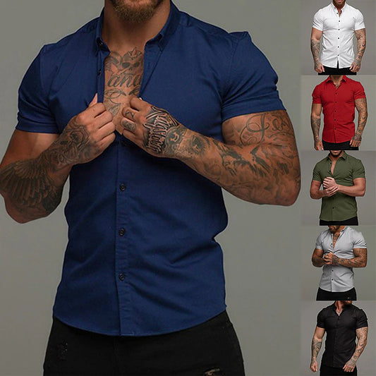Simple Solid Colours Shirt
