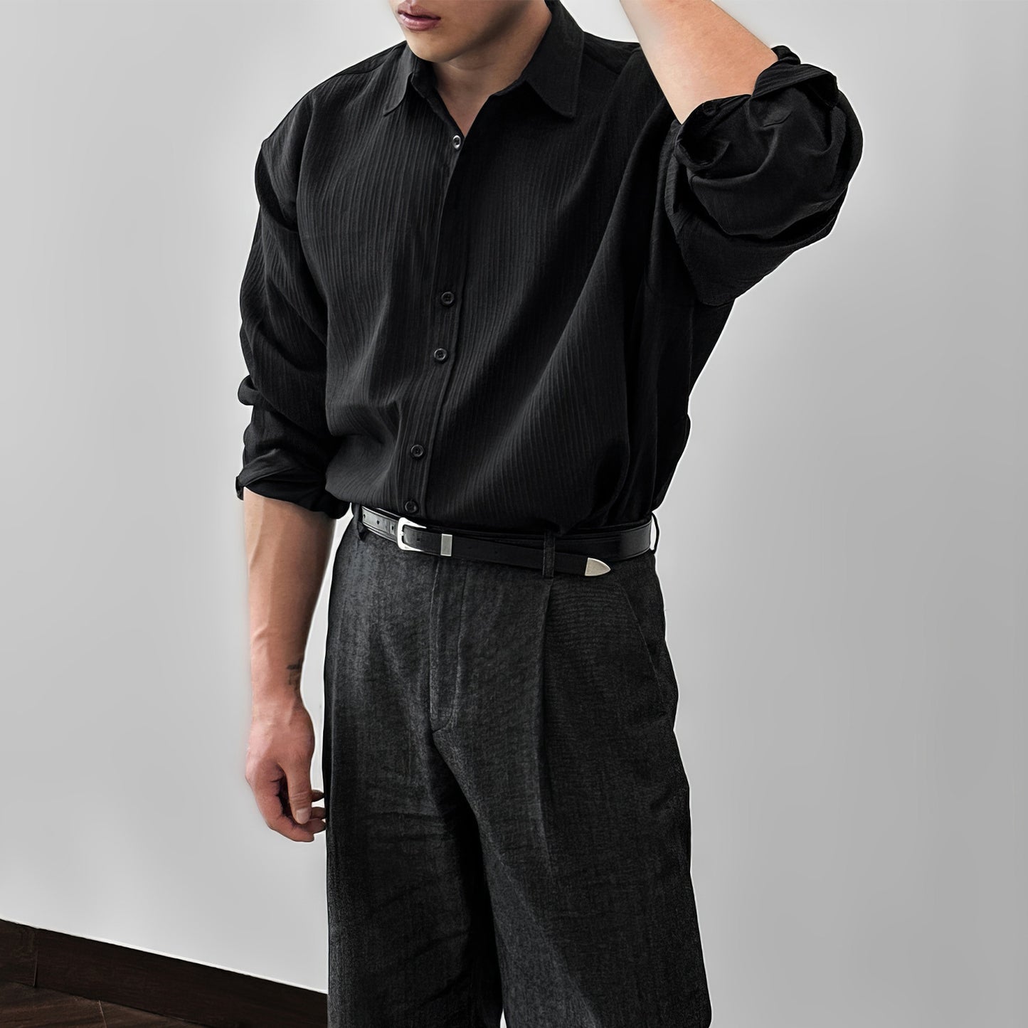 Loose Men's Popular Trendy Artistic Shirt