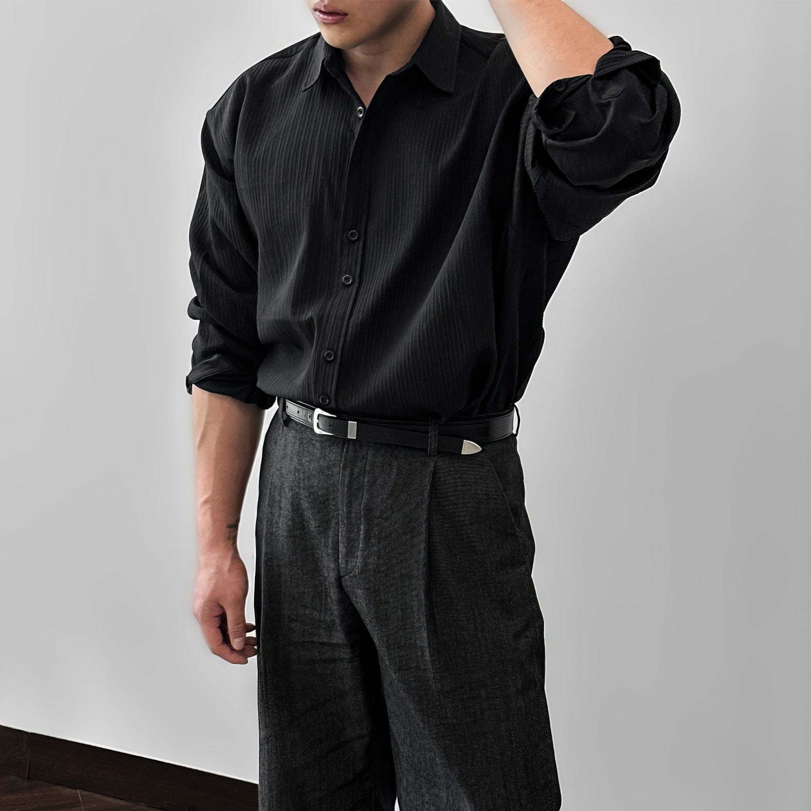 Loose Men's Popular Trendy Artistic Shirt